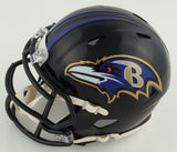 Isaiah Likely Signed Baltimore Ravens Speed Mini Helmet (Beckett) 2022 Draft Pck