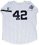 MARIANO RIVERA SIGNED NEW YORK YANKEES 1999 WORLD SERIES #42 MAJESTIC JERSEY