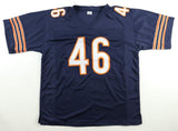 Doug Plank Signed Chicago Bear Jersey 1985 "46 Defense" Named for Him / Gameday