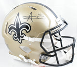 Alvin Kamara Autographed Saints F/S Speed Authentic Helmet - Beckett W Hologram