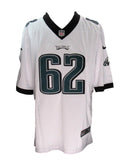 Jason Kelce Signed White Nike On Field Football Jersey Eagles PSA/DNA 192720