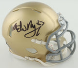 Michael Mayer Signed Notre Dame Fighting Irish Mini Helmet (Beckett) Raiders T.E