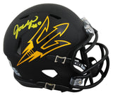 Arizona State Jordyn Tyson Signed Black Speed Mini Helmet W/ Case BAS Witnessed
