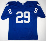 Joseph Addai Signed Indianapolis Colts Jersey (Beckett) Super Bowl XLI Champ R.B