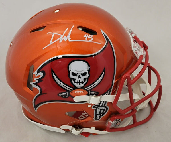 DEVIN WHITE SIGNED TB BUCCANEERS FS FLASH SPEED AUTHENTIC HELMET JSA COA