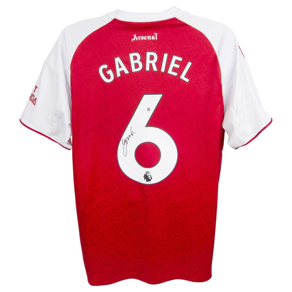 Gabriel Magalhaes Signed Arsenal F. C Adidas Soccer Jersey (Beckett) Centre-Back