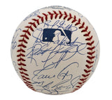 2001 Atlanta Braves Team Signed Baseball Maddux Chipper Glavine 31 Sigs JSA