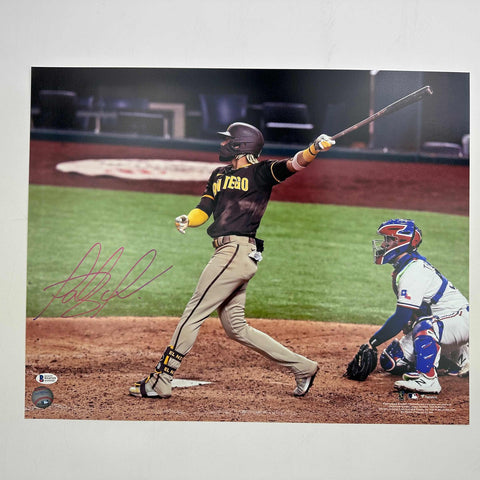 Autographed/Signed Fernando Tatis Jr San Diego Padres 16x20 Photo Beckett COA