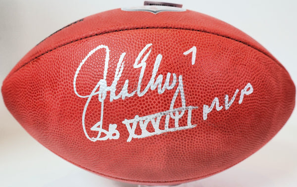 John Elway Autographed Broncos "The Duke" NFL Game Ball w/ Inscription (BAS)