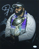 Jason Peters Philadelphia Eagles Signed/Autographed 11x14 Photo JSA 167004