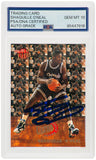 Shaquille O'Neal Signed 1992 Fleer Ultra Rookie Series RC Card #7 (PSA /Auto 10)