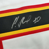 Framed Autographed/Signed Pavel Bure 35x39 Vancouver White Hockey Jersey JSA COA