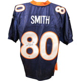 Rod Smith Signed Denver Broncos Blue Reebok Jersey Sz 48 Beckett 44670