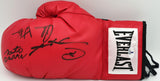 Boxing Greats Autographed Boxing Glove 3 Sig Leonard Hearns Duran Beckett A01372