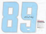 Brock Wright Signed Lions Jersey (JSA COA)Detroit Starting Tight End/ Notre Dame