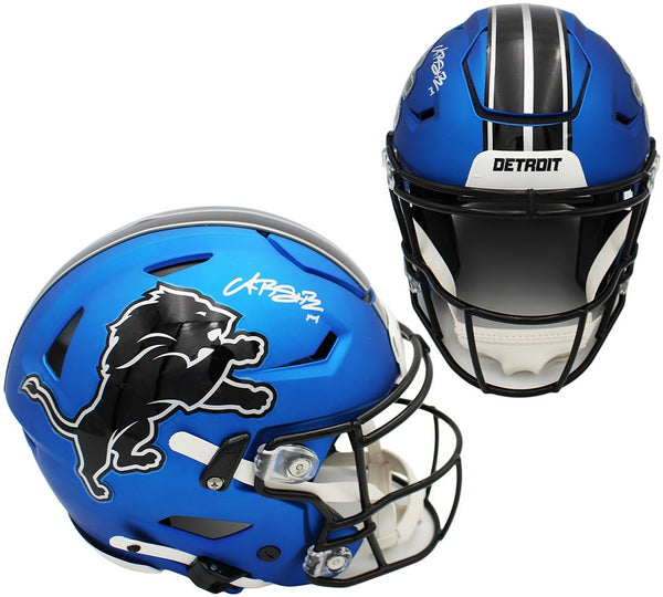 Amon-Ra St. Brown Signed Detroit Lions Speed Flex Authentic Alt '24 NFL Helmet