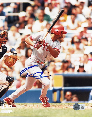 Tom Goodwin Autographed Texas Rangers 8x10 Photo Beckett Authenticated