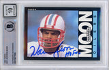 Warren Moon Autographed 1985 Topps #251 (Grade 10) Slabbed BAS 39919