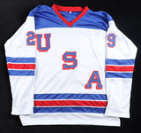 Brock Nelson Signed Team USA Jersey (Beckett) 2026 Gold Medal / Avalanche Center