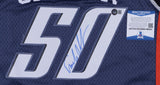 Emeka Okafor Signed Charlotte Bobcats Custom Style Jersey (Beckett COA)