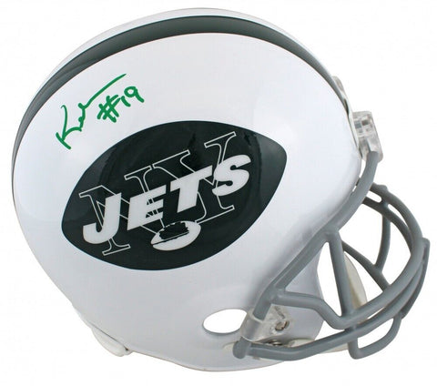 Keyshawn Johnson Signed Jets Full-Size Helmet (JSA COA) Super Bowl XXXVII Champ