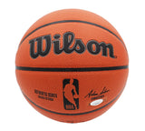 Jerry West Signed Los Angeles Lakers Wilson NBA Basketball with "HOF 1980-2010"