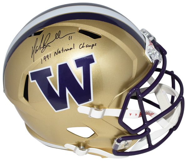 MARK BRUNELL AUTOGRAPHED WASHINGTON HUSKIES FULL SIZE SPEED HELMET BECKETT