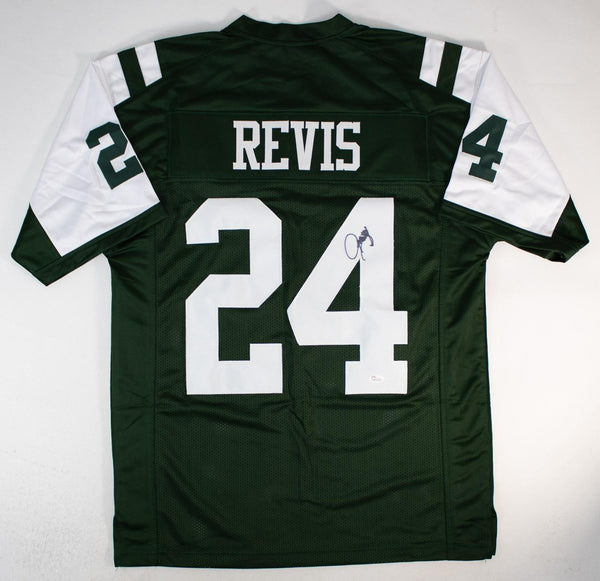Darelle Revis Signed New York Jets Jersey (JSA) 7xPro Bowl Cornerback / 2023 HOF
