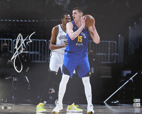 Nikola Jokic Autographed/Signed Denver Nuggets 16x20 Photo Beckett 39482