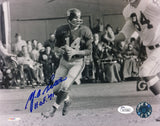 Y.A. Tittle HOF Signed/Inscribed 8x10 B/W Photo New York Giants JSA 212585