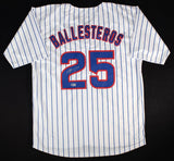 Moises Ballesteros Signed Chicago Cubs Pinstriped Jersey (Beckett) Catcher / D.H