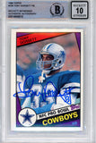 Tony Dorsett Autographed 1984 Topps #238 Trading Card Beckett Slab 39228