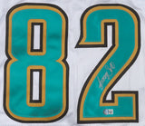 Jimmy Smith Signed Jacksonville Jaguars White Jersey (Beckett) 5xPro Bowl W.R.