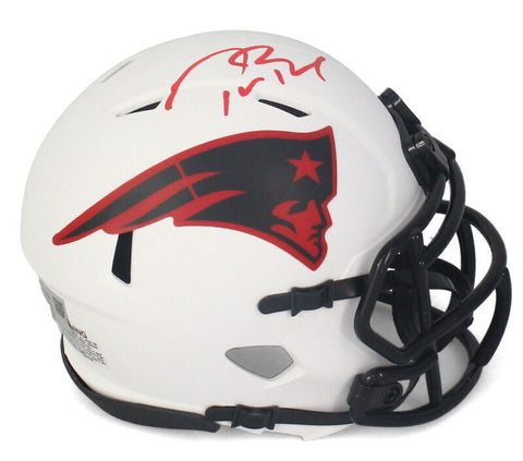 Tom Brady Autographed New England Patriots Lunar Eclipse Mini Helmet Fanatics