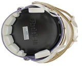 Ravens Ray Lewis Signed Flash Full Size Speed Rep Helmet W/ Case BAS Witnessed