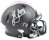 Jack Sawyer Signed Ohio State Buckeyes Black Speed Mini Helmet - Beckett W Holo