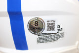 Edgerrin James Autographed Indianapolis Colts TB Mini Helmet HOF Beckett W 54759