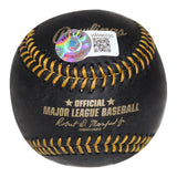 Alan Trammell Autographed/Signed Detroit Tigers Black Baseball Beckett 40484