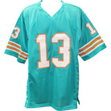 Dan Marino Autographed/Signed Pro Style size XL Teal Jersey JSA 50303