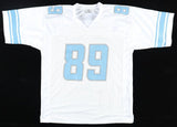 Brock Wright Signed Lions Jersey (JSA COA)Detroit Starting Tight End/ Notre Dame