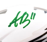 A.J. Brown Signed Philadelphia Eagles Flat White Speed Mini Helmet-BeckettW Holo