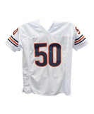 Mike Singletary Autographed/Signed Pro Style White Jersey Beckett 41179