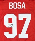 Nick Bosa Signed Ohio State Buckeyes Jersey (Beckett) 2019 #2 Overall Draft Pick