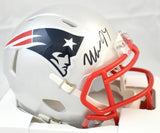 Milton Williams Signed New England Patriots Speed Mini Helmet - Beckett W Holo