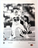 Tom Nalen Autographed Denver Broncos B/W 8x10 Photo Beckett COA