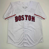 Autographed/Signed Terry Francona Boston White Baseball Jersey Beckett BAS COA