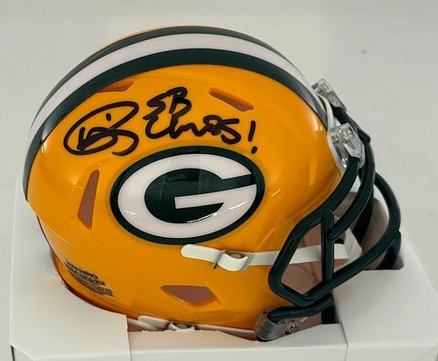 Packers ANDRE RISON Signed Riddell Green Bay Speed Mini Helmet w/ SB Champs BAS
