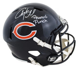 Bears Charles Tillman "Peanut Punch" Signed F/S Speed Rep Helmet W/ Case BAS Wit