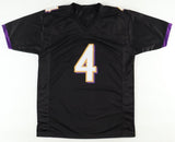 Zay Flowers Signed Baltimore Ravens Jersey (Beckett) Ex-Boston College W.R.