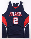 Joe Johnson Signed Atlanta Hawks Jersey (PSA COA) 7xNBA All Star Shooting Guard